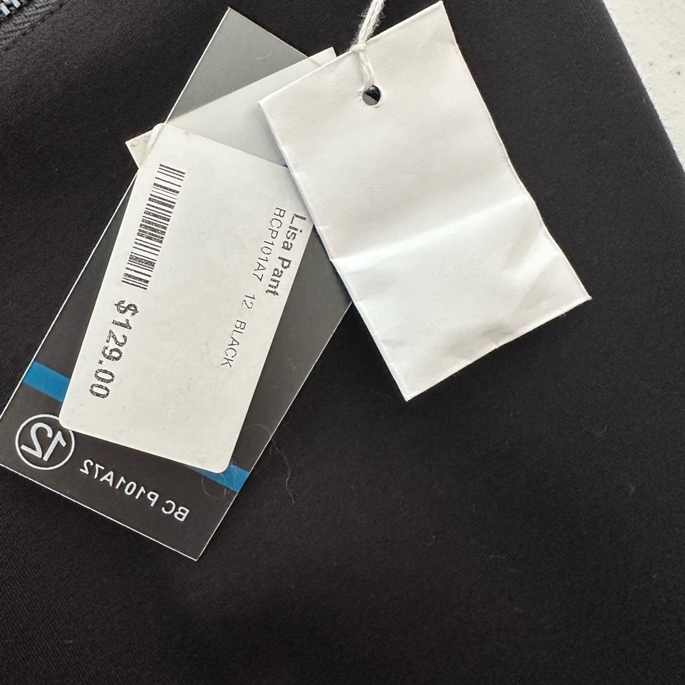 Insight Black Lisa Stretch Pants NWT - Picture 5 of 9